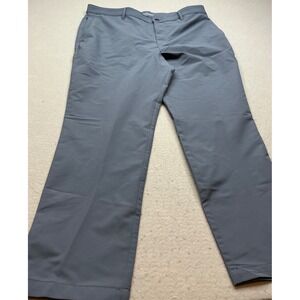 Banana Republic Performance Pants Blue Gray 40x30 Straight Leg Polyester‎ Chino